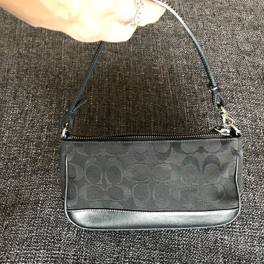 Coach little black bag